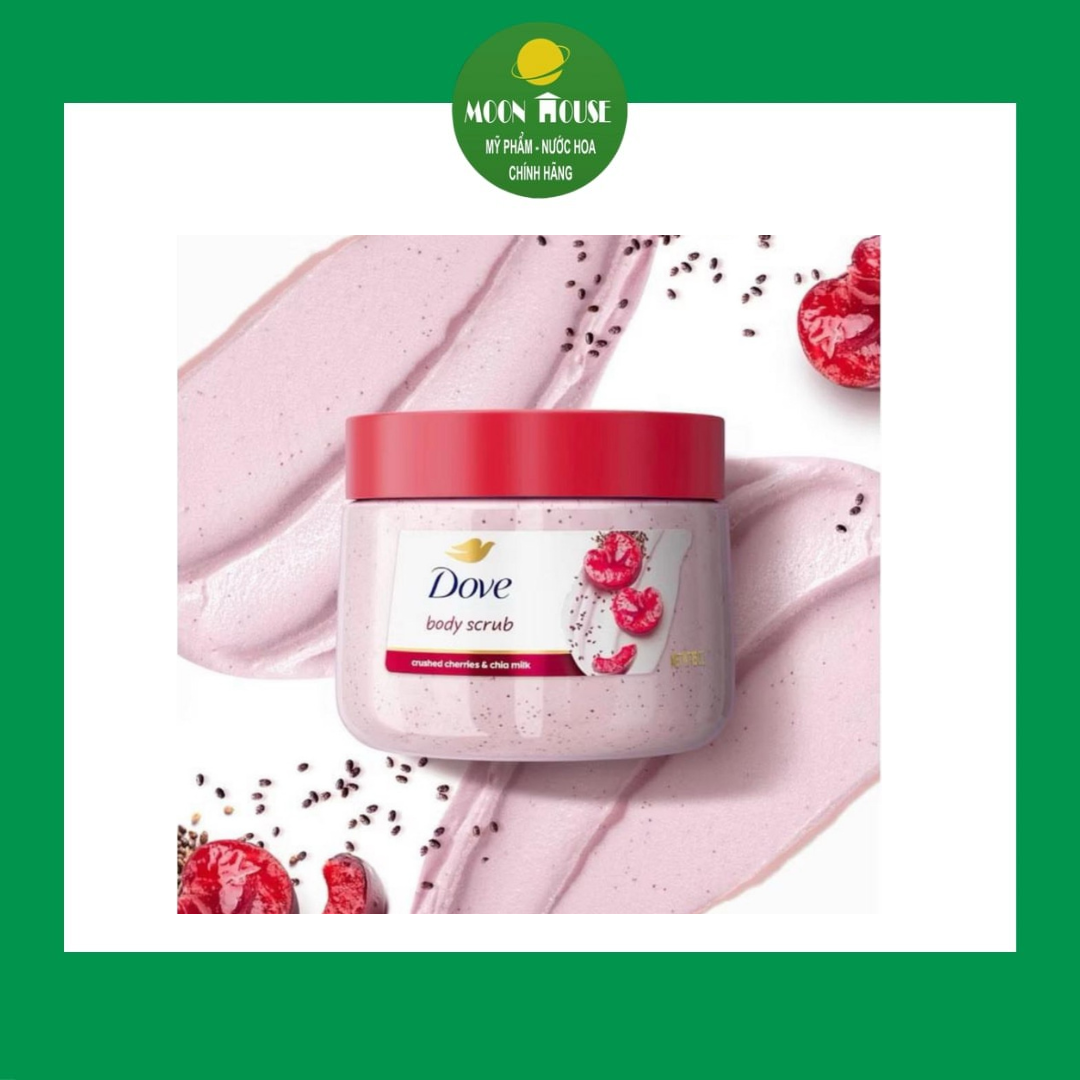 Tẩy da chết Dove Mỹ Cherry hạt chia