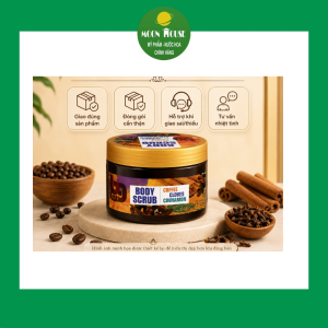 Tẩy da chết body quế hồi